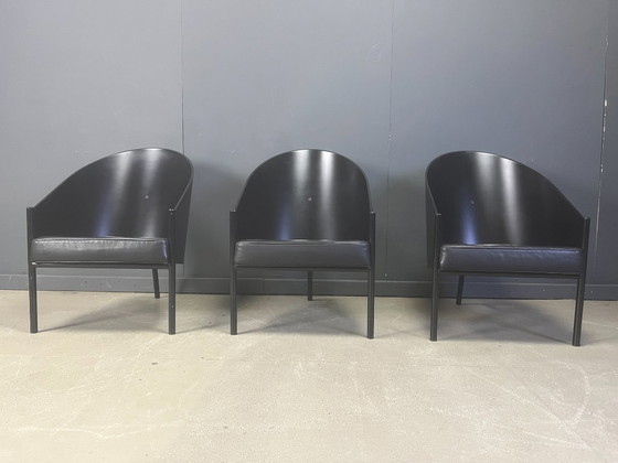 Image 1 of Set di 3 sedie vintage Pratfall di Philippe Starck per Driade, 1982