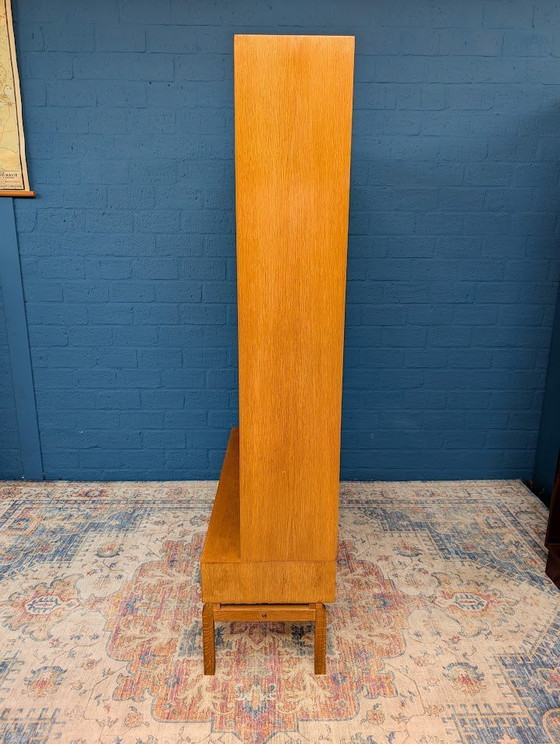 Image 1 of Libreria vintage in rovere / mobile porta dischi, Marian Grabinski per IKEA, anni '60