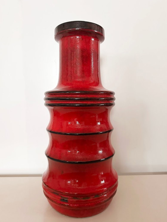 Image 1 of Jarrón de cerámica muy grande de Alemania Occidental. Alemania, años 70