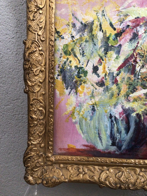 Image 1 of Oil painting in an antique frame