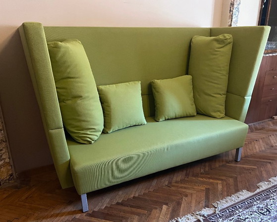 Vitra Alcove Highback Acoustic Sofa – Tweezitter – Loveseats, Textile (photo 4 of 5)