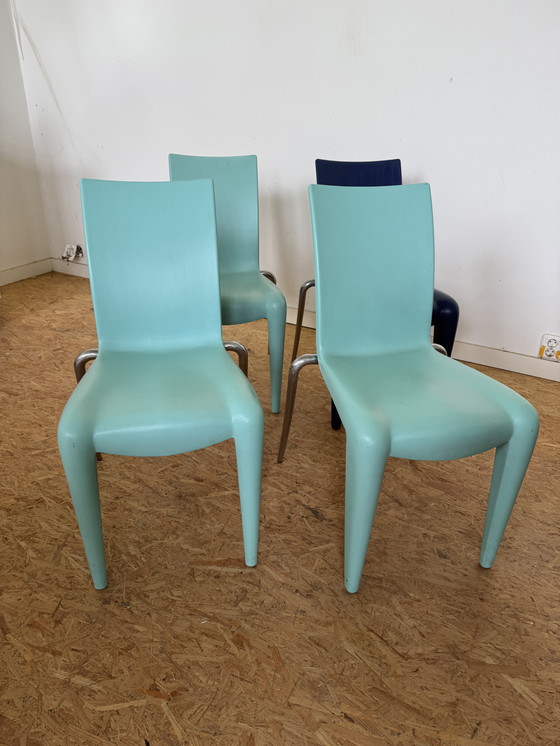 Image 1 of 4x Vitra Louis 20 Stuhl