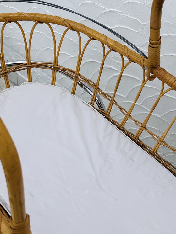 Image 1 of Rattan cradle