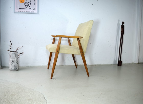 Image 1 of Fauteuil uit de jaren 60, mid-century stijl, vintage stoel, fauteuil