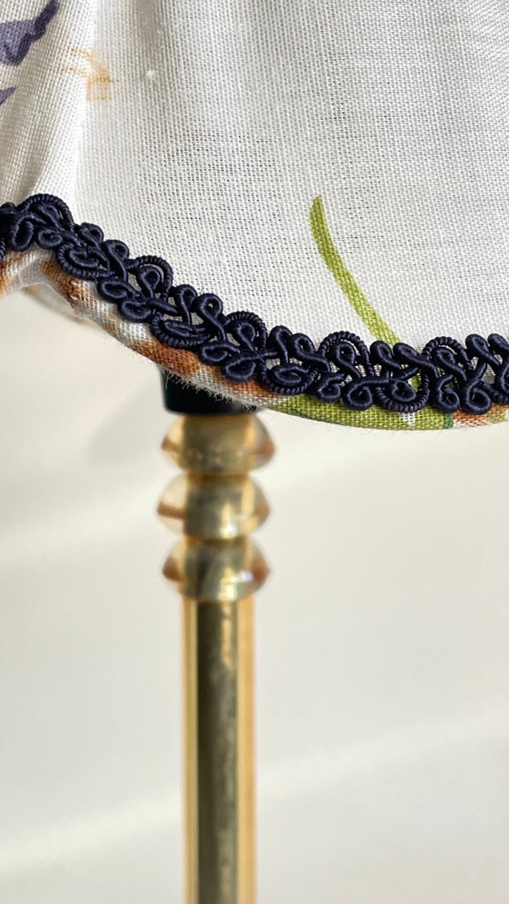Vintage Plexiglas and lilac fabric lamp – Table lamps, Textile (photo 9 of 29)