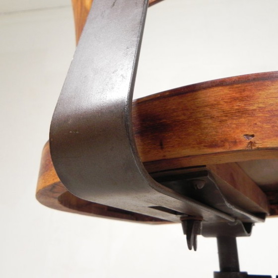 Sedia da ufficio Bauhaus, sedia da studio KRENZER, anni '30 – Sedie girevoli, Ghisa, Legno (photo 12 of 28)