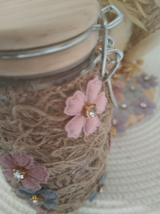 Bloemen vooraadpotten