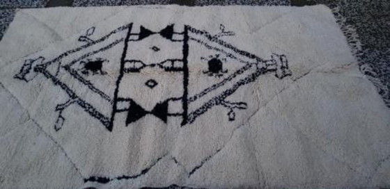 Image 1 of Handgeknoopt Berber kleed wol 243x155cm