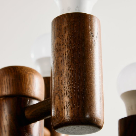 Image 1 of MK9815 Oak table lamp by Temde Leuchten