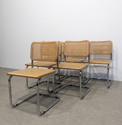 Set of six vintage   Cesca B32 model 