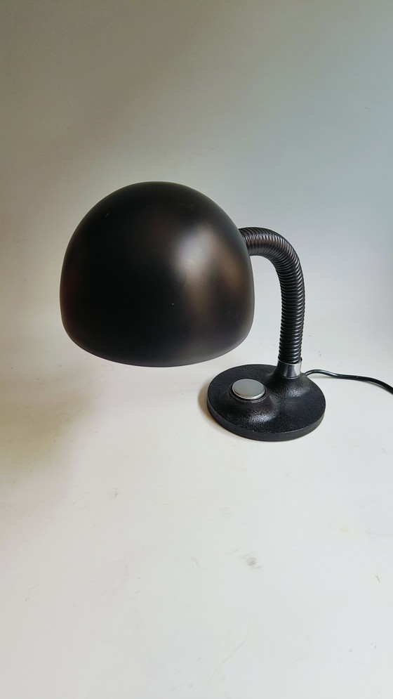 Image 1 of Lámpara de escritorio de metal cromado Hillebrand Bauhaus años 70