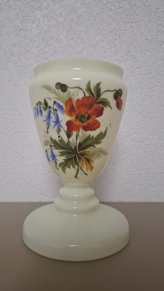 Image 1 of Vase bohème antique Harrach - Uranium, verre