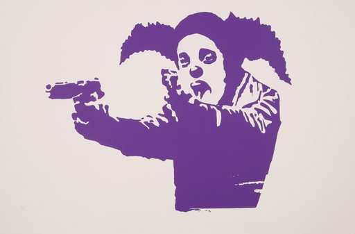 Banksy - Clown Skateboards / IMAC ONE - Screenprint, certified and limited