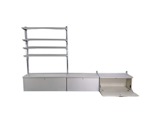 Otto Zapf shelving system Vitra Vieler Wingset wall shelf aluminum
