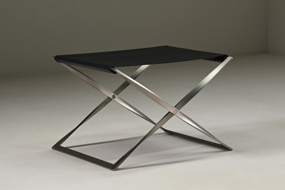 Image 1 of Taburete plegable PK91 de Poul Kjærholm para Fritz Hansen, años 60 en Dinamarca.