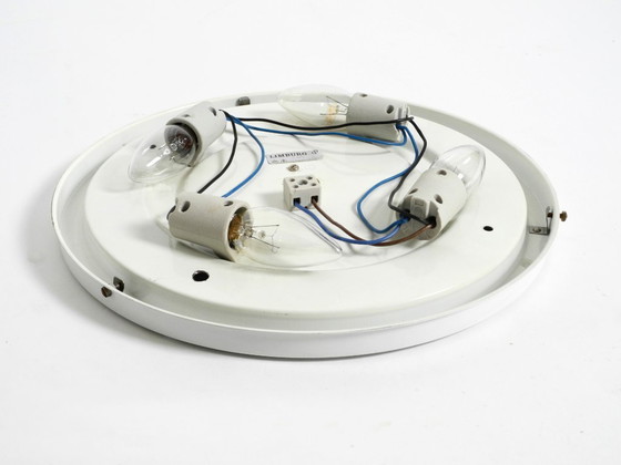 Image 1 of Stunning 1960s illuminated Limburg crystal glass wall mirror