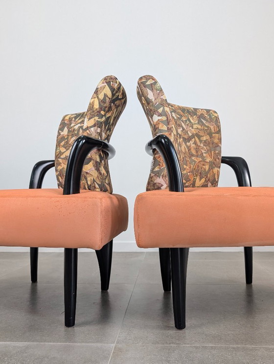 Image 1 of Paar modulaire Esprit loungestoelen van Brunati & Zerbaro, jaren 1980