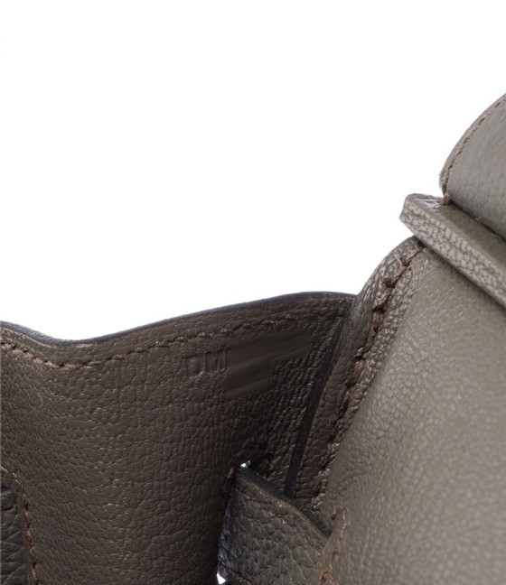 Image 1 of Sac HERMES Birkin 30 en Cuir Gris - 10345