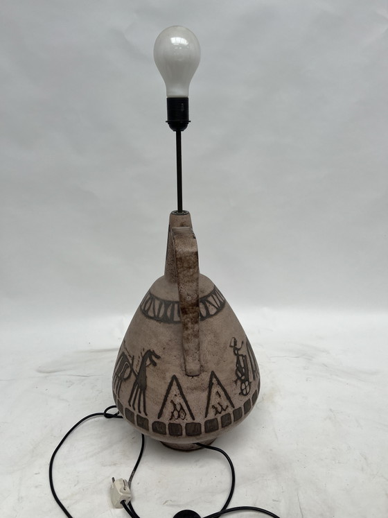 Image 1 of Vintage Ceramano Agina vase/lamp - Hans Welling 1960s