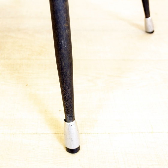 Image 1 of Set Spaanse clubfauteuils van ijzer en groen Skai, jaren 1960