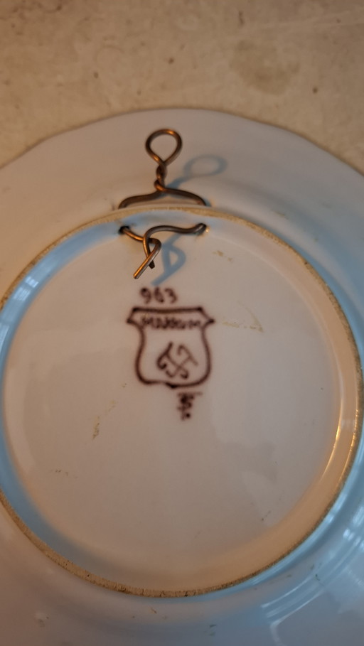 Authentic Makkum Tichelaar Decorative Plate – Model 963 – Hand-painted by S. Agema