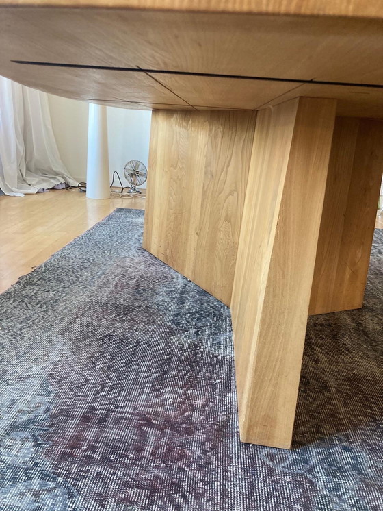 Image 1 of Grande table design en chêne massif - Faas van Dijk - Ozenfant - Linteloo