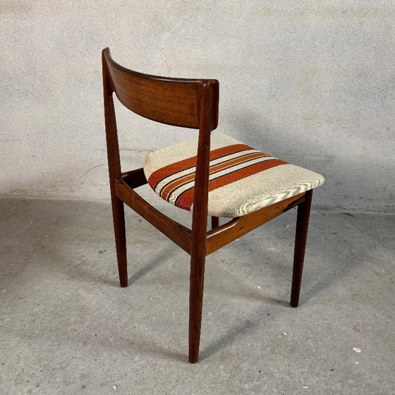 Image 1 of 2x Rosengren Hansen Model 39 Eetkamerstoelen — Palissander