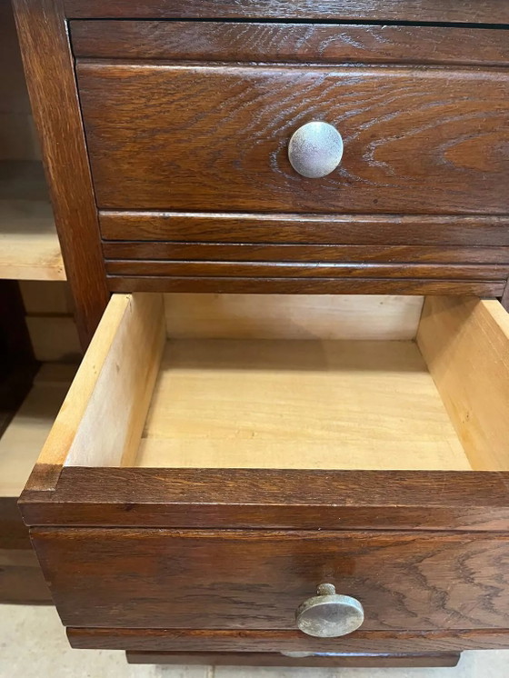Art Deco low furniture – Sideboard, Marble, Wood (photo 16 of 21)