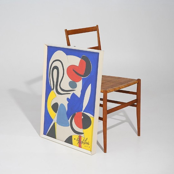 Image 1 of Aldo Gentilini, tempera su cartone, anni '70