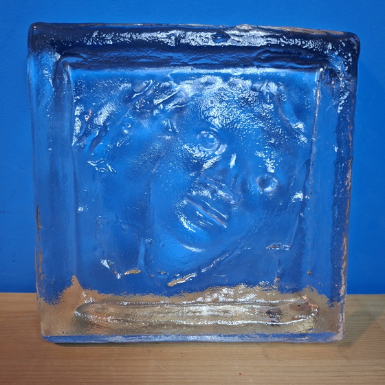 Image 1 of Val Saint-Lambert René Julien Visage, œuvre d'art en verre