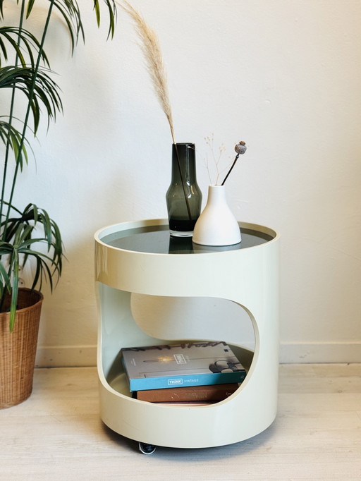 Vintage space age side table 'LUNA' - Opal Möbel, 1960s