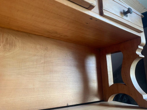 Vintage Kersenhouten Kast met Lades en Opzetstuk
