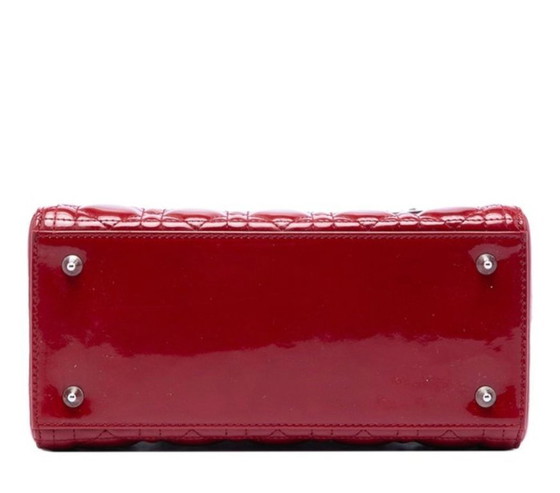 Image 1 of Christian Dior Lady Dior Medium Kirschrot