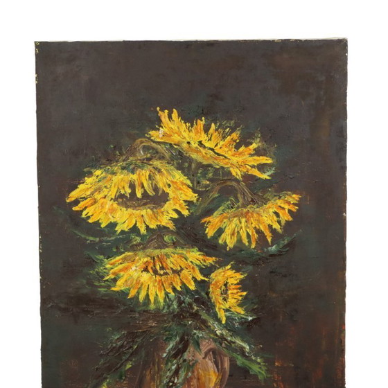 Image 1 of Still Life Sunflowers Painting 70x50cm