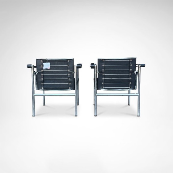 Image 1 of Fauteuil LC1 (première version) de Le Corbusier et al. pour Cassina, années 1970, lot de 2