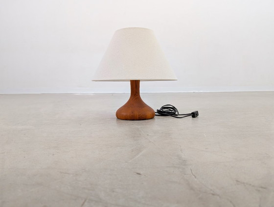 Image 1 of Midcentury teak table lamp Domus Danish Design 1960s table lamp