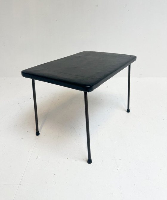 Image 1 of Poltrona modello 5002 con tavolo di Rudolf Wolf per Elsrijk, anni '50