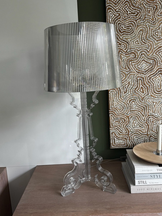 Set of two Kartell Bourgie Table lamps transparent, Plastic (photo 2 of 11)