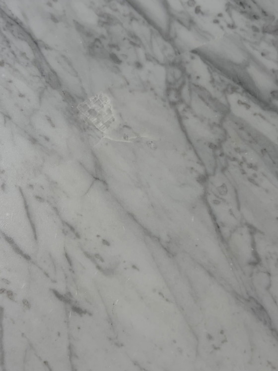 Tavolino da caffè quadrato in marmo vintage – Libri d'arte, Marble, Brutalist (photo 5 of 5)