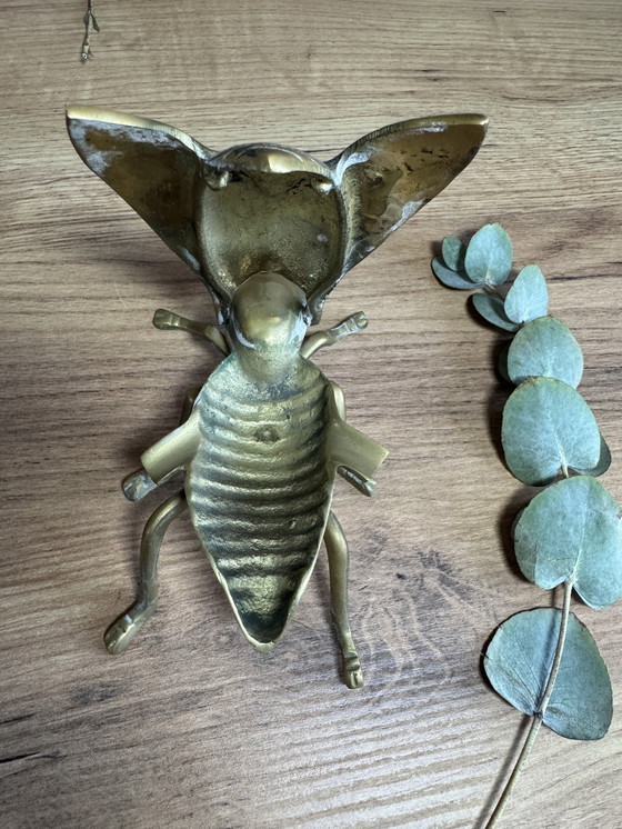 Image 1 of Cendrier mouche laiton 