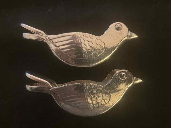 Image 1 of Set 2 spremiagrumi placcati argento