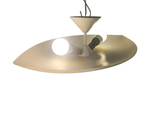 Image 1 of Philips - ovaal - paraplulamp - glas - metaal - Holland - 1960's