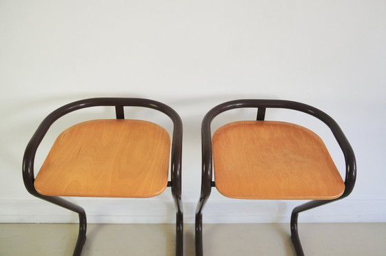 Image 1 of set x2 tabourets de bar Börge Lindau & Bo Lindekrantz