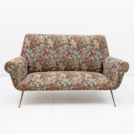 Image 1 of Canapé italien moderne du milieu du siècle par Gigi Radice pour Minotti, 1950s