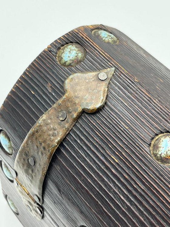 Vintage Capo Esmaltes Treasure Box - Spain 1970 – Decorative Objects, Copper, Wood (photo 12 of 14)