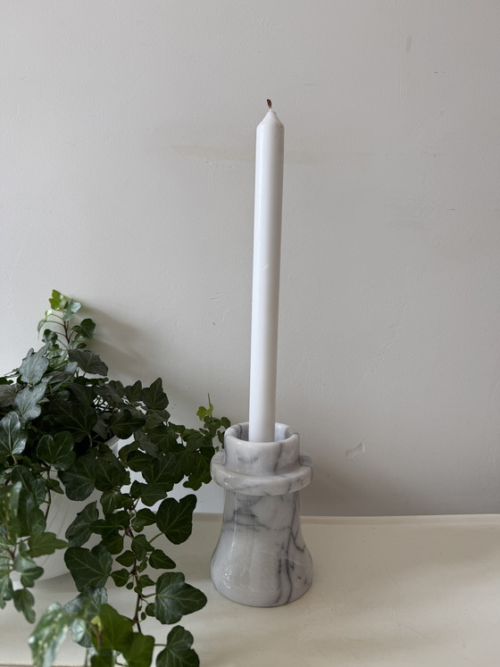 Image 1 of Onyx vintage candlestick, heavy model