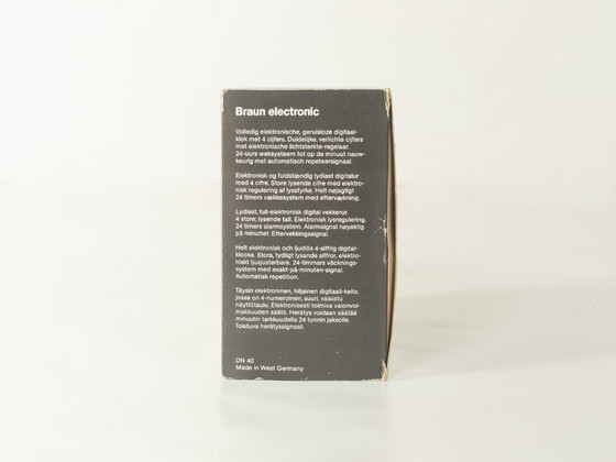 Réveil DN 40, Dieter Rams, Braun, emballage d'origine – Pendules, Plastique (photo 14 of 15)