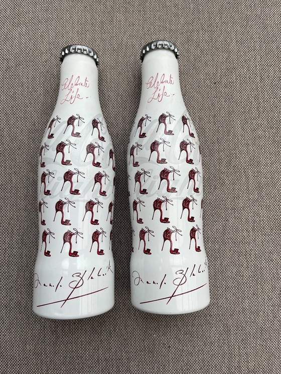 Image 1 of 2 x Manolo Blahnik Coca Cola flesjes 