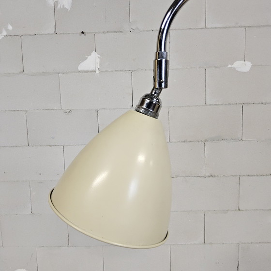 Image 1 of Vintage chrome/white Bauhaus floor lamp Gubi Bestlite BL3 (Best and Lloyd West Midlands)