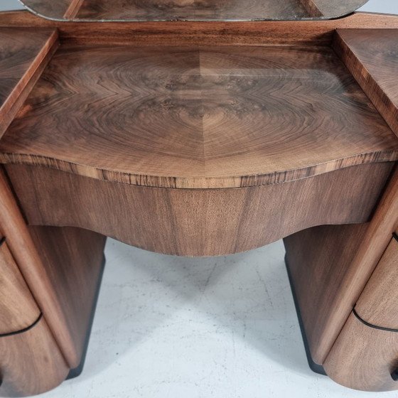 Image 1 of Dressing Table with pouf by Jindrich Halabala for Up Závody, 1940s